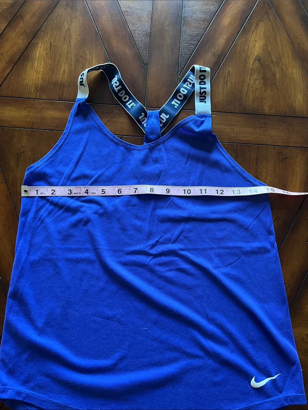 Nike Women’s Royal Blue Athletic Tank with Branded Straps